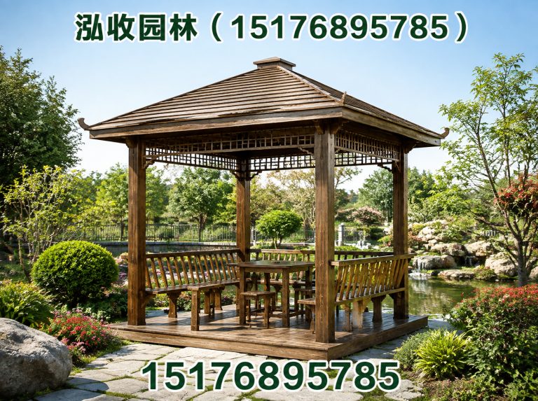 厦门京津冀防腐木工程展示图
